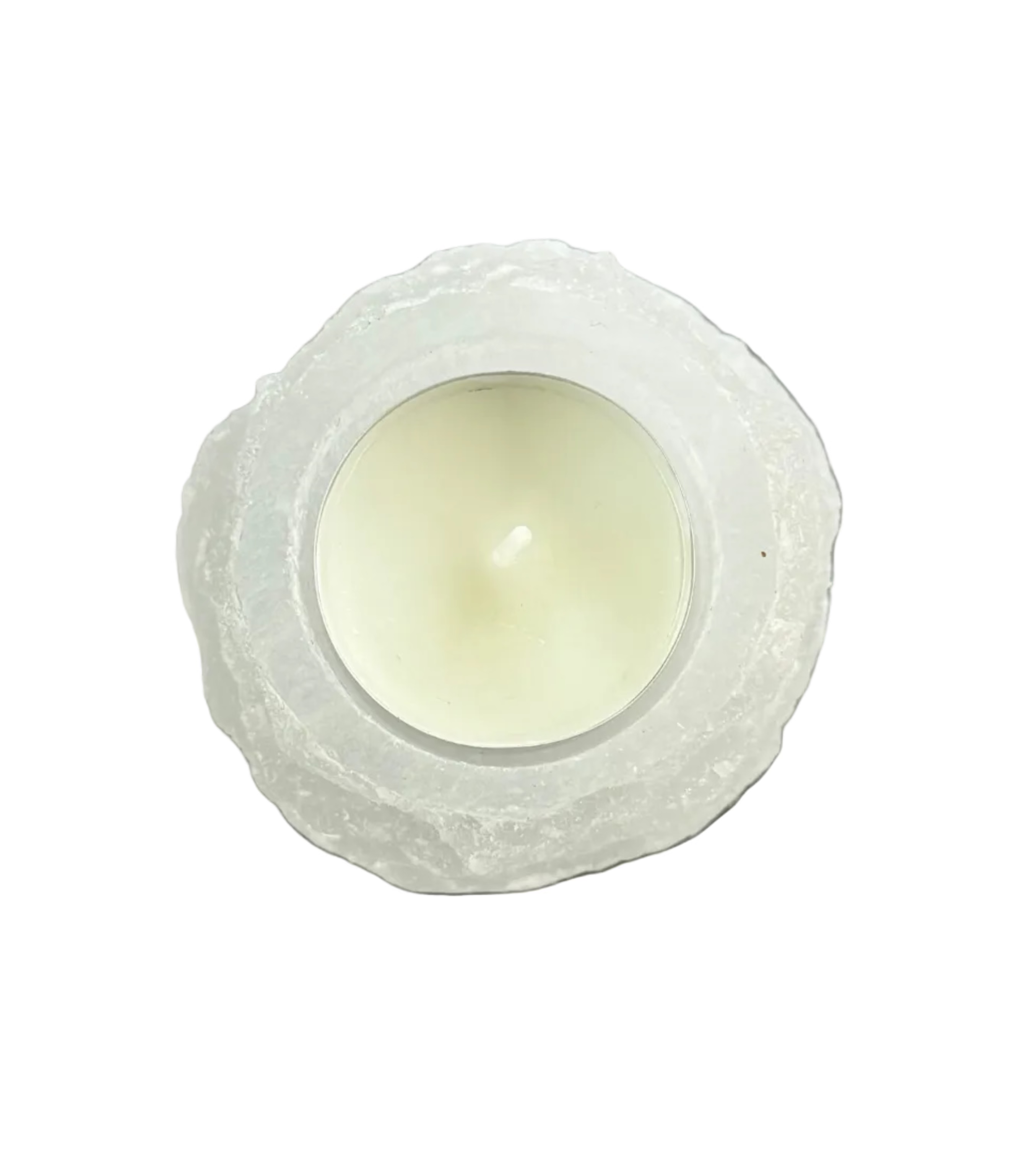Selenite Tealight Candle Holder