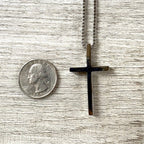 Simple Cross Stainless Steel Necklace