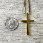 Simple Cross Stainless Steel Necklace