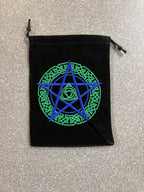 Velvet Embroidered 5" x 7" Pouch