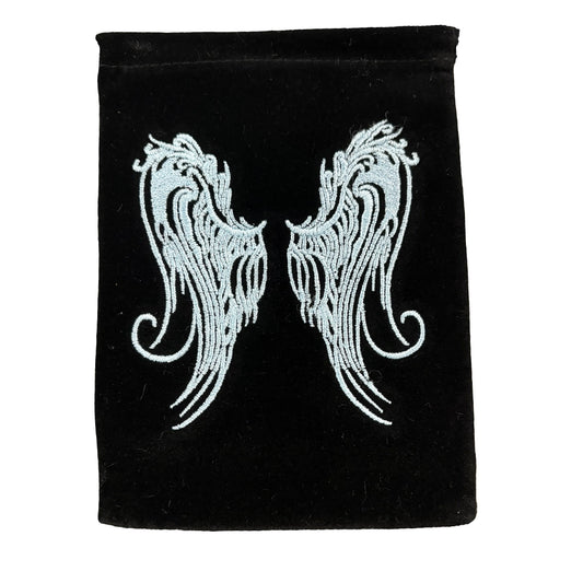 Velvet Embroidered 5" x 7" Pouch