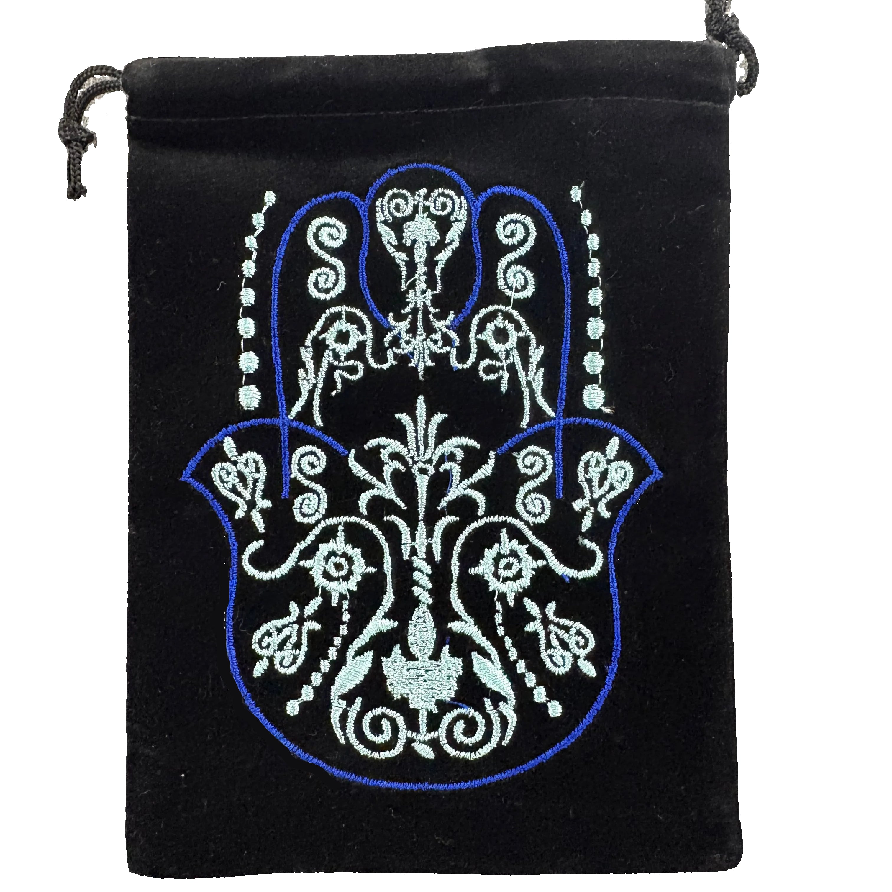 Velvet Embroidered 5" x 7" Pouch