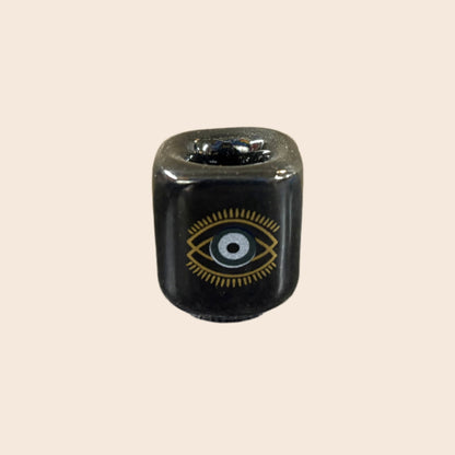 Ceramic Chime Holder Evil Eye