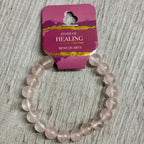 8mm Crystal Gemstone Energy Bead Stretch Bracelets