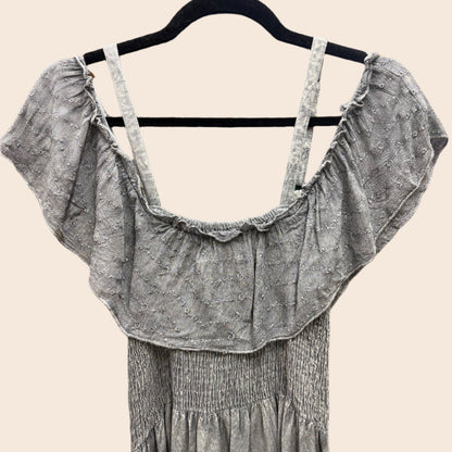 Off-The-Shoulder Rayon Dress