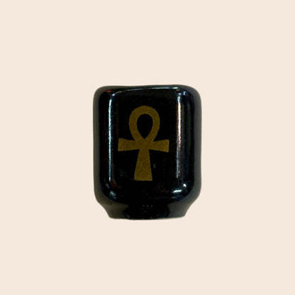 Ceramic Chime Holder Ankh
