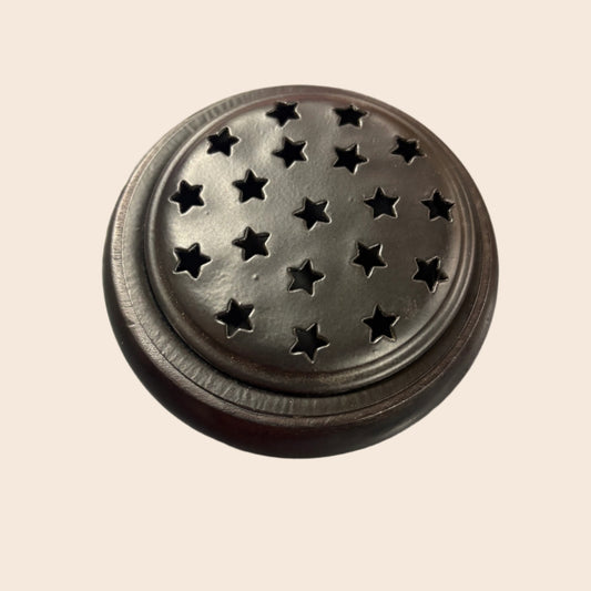 Star Wood and Metal Resin Burner