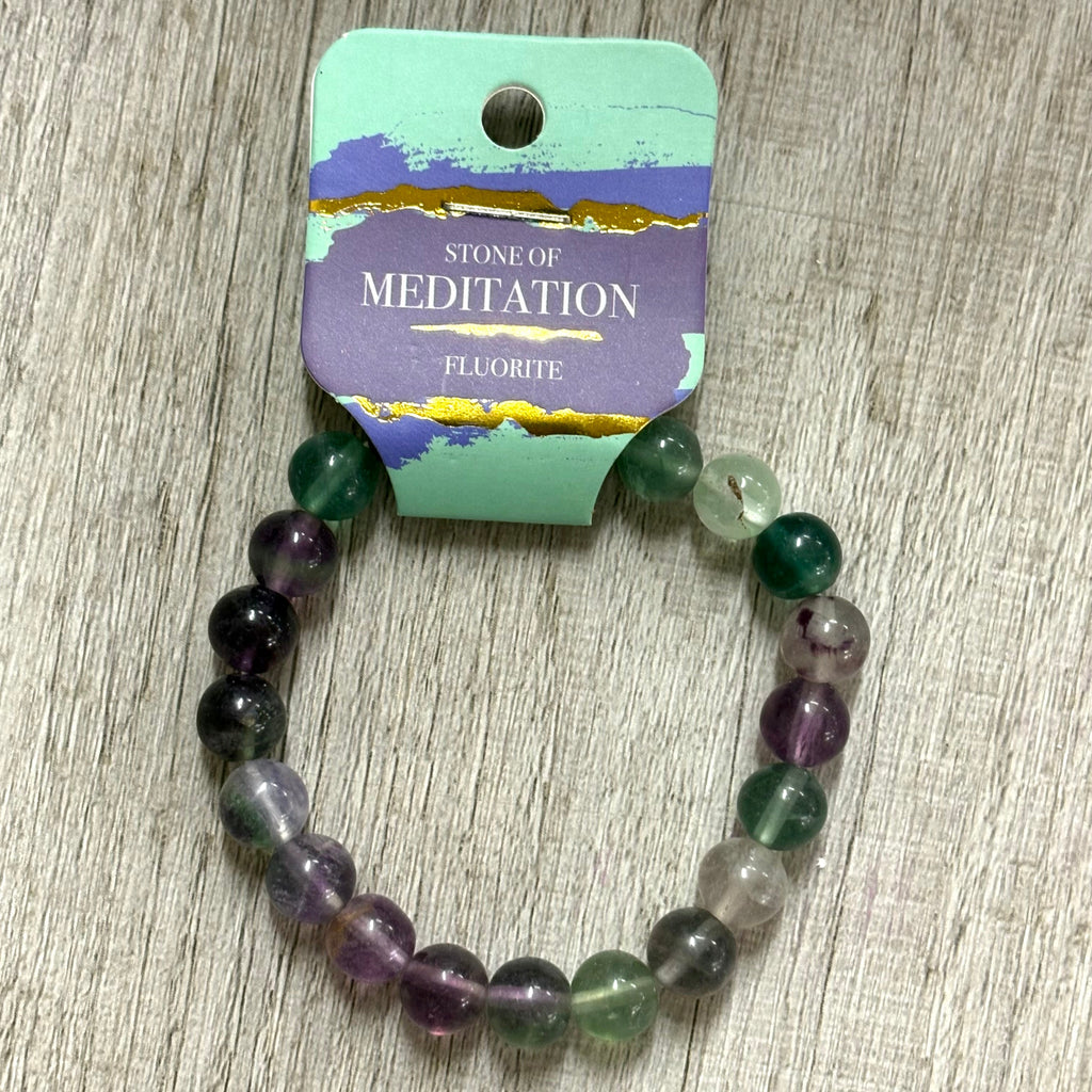 8mm Crystal Gemstone Energy Bead Stretch Bracelets