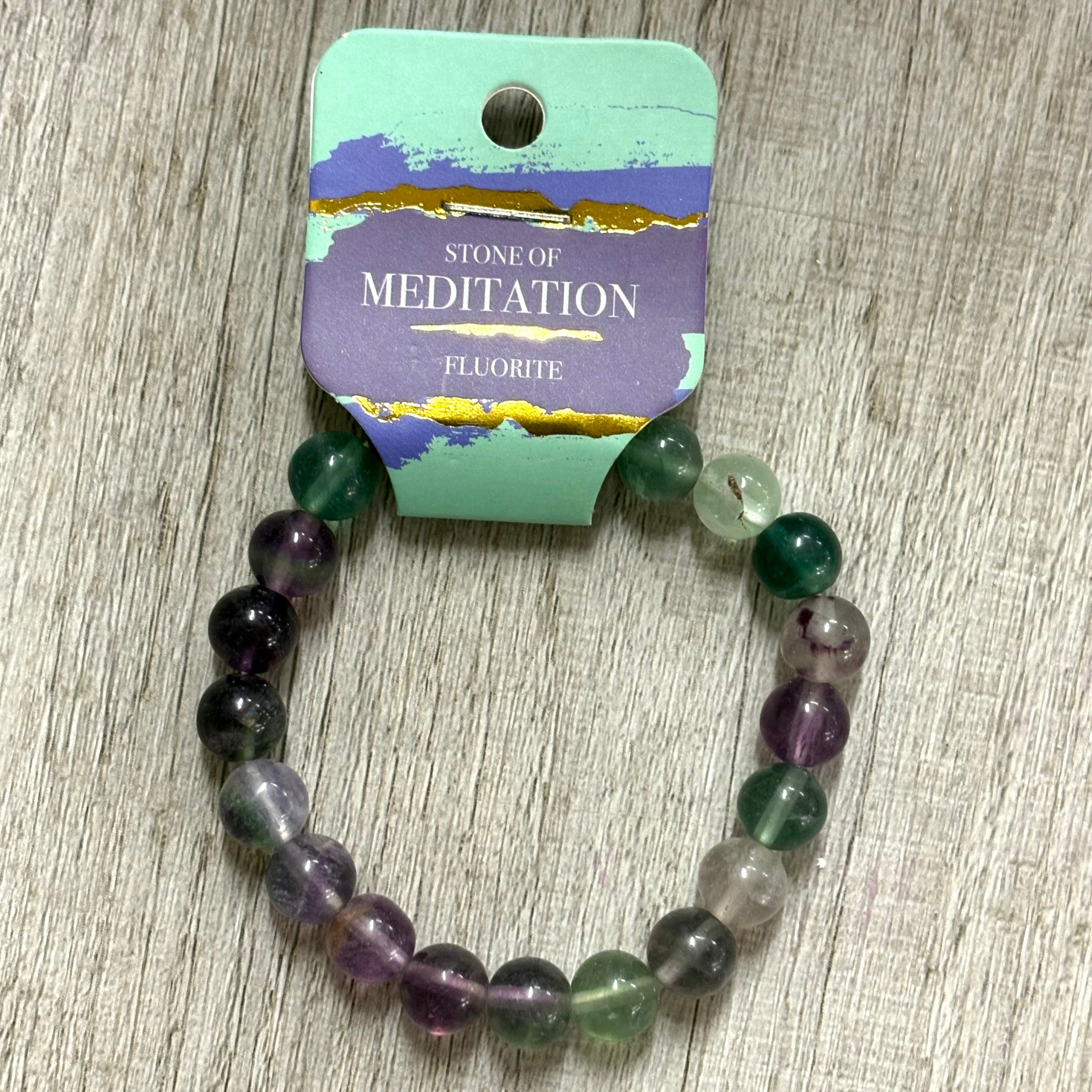 8mm Crystal Gemstone Energy Bead Stretch Bracelets