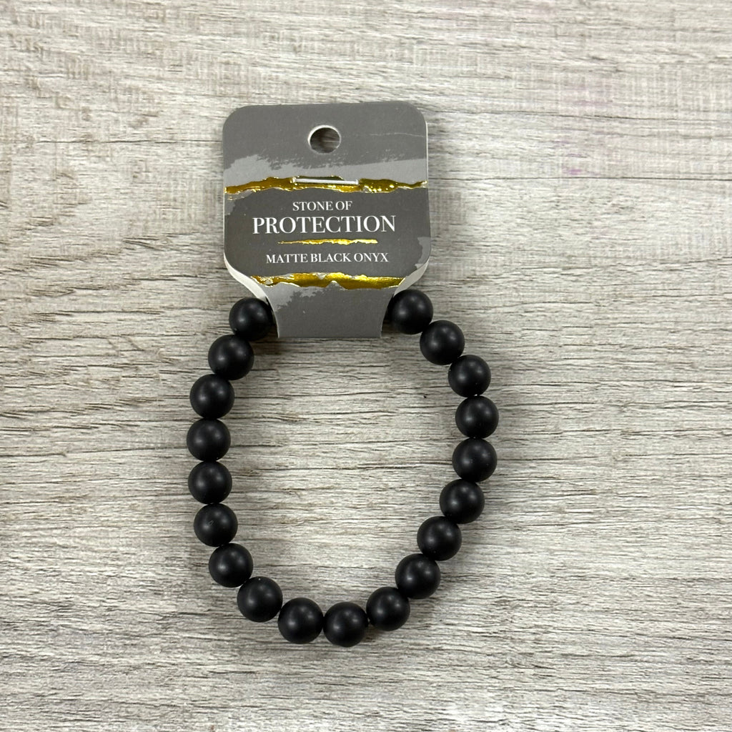 8mm Crystal Gemstone Energy Bead Stretch Bracelets