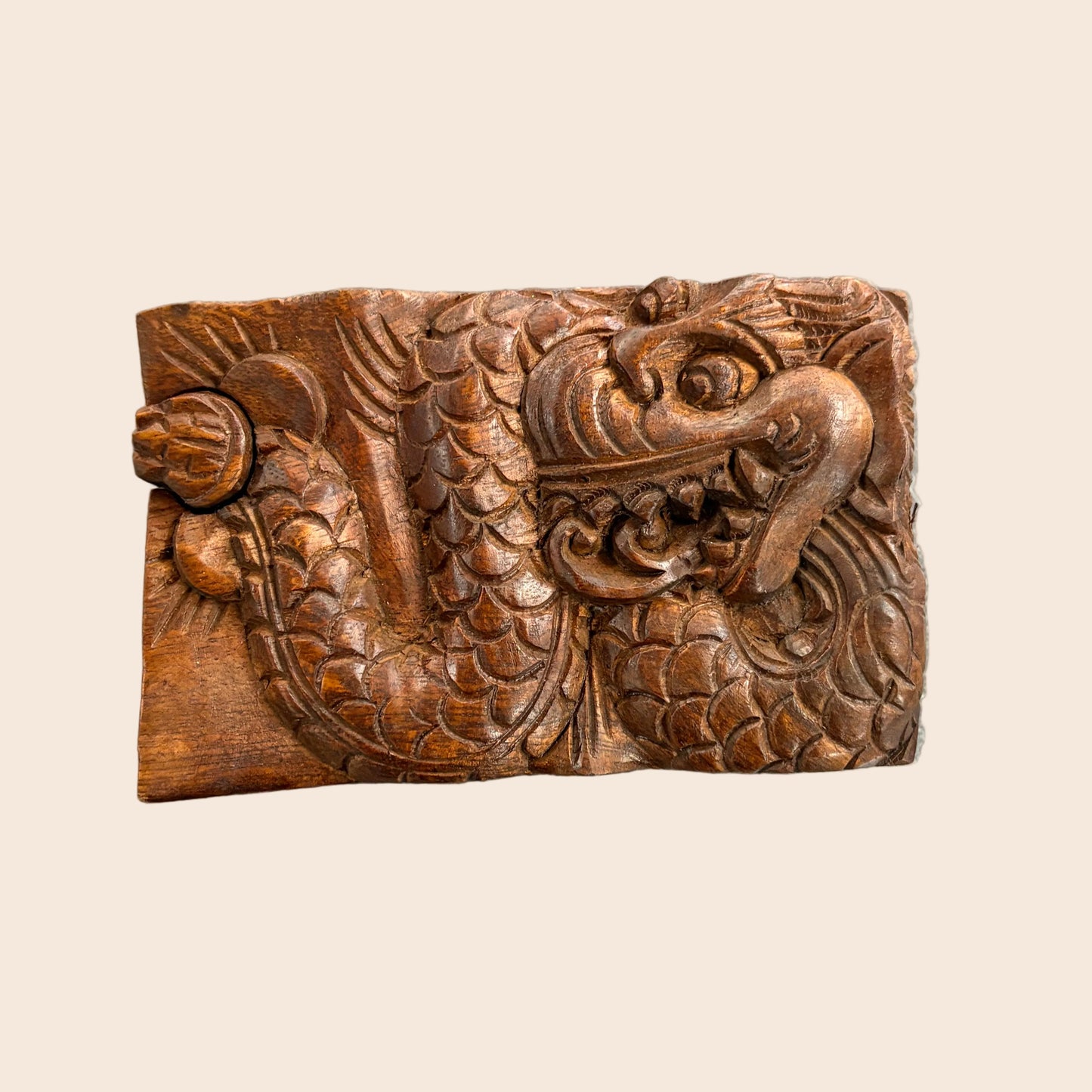 Wooden Dragon Puzzle Box