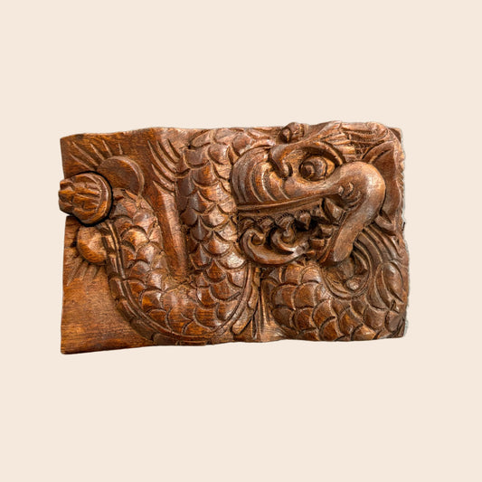 Wooden Dragon Puzzle Box
