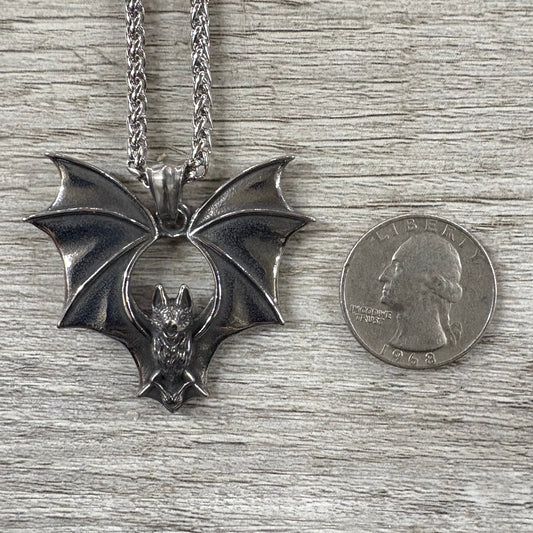 Bat Stainless Steel Necklace