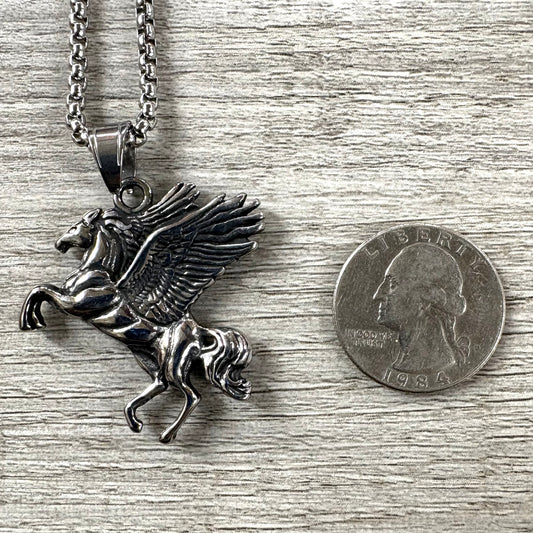 Pegasus Stainless Steel Necklace