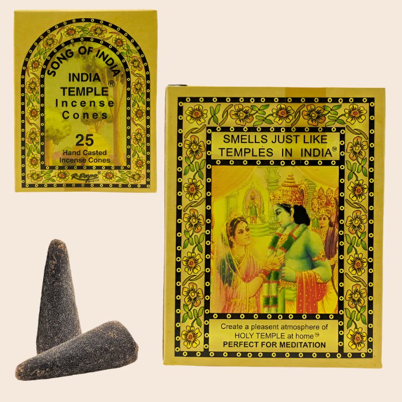 India Temple Incense Cones