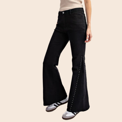 Studded Bell Bottoms