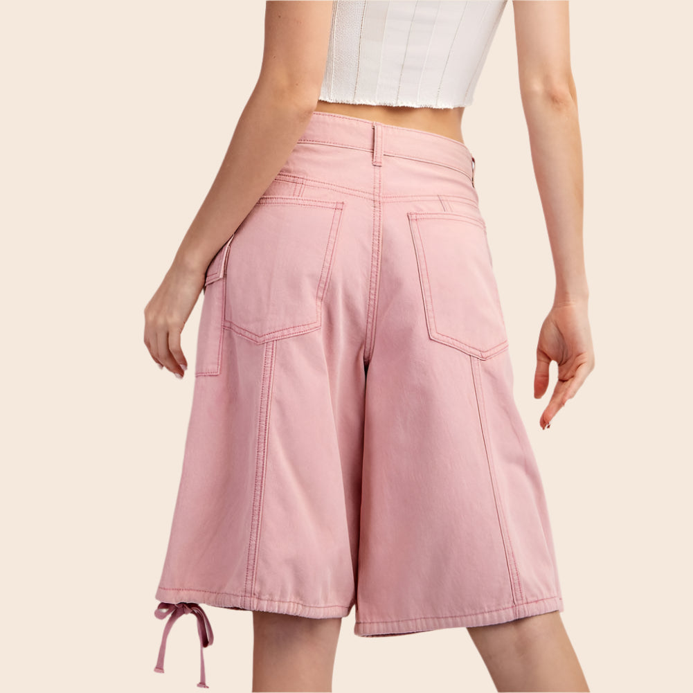 Mineral Wash Cargo Shorts