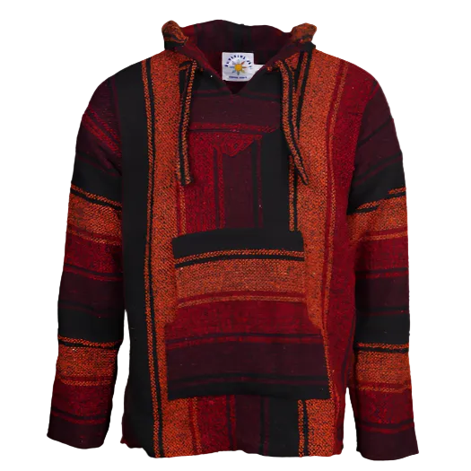 Baja Orange and Red Stripes