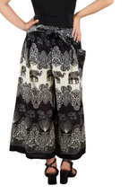 Rayon Elephant Striped Palazzo Pants
