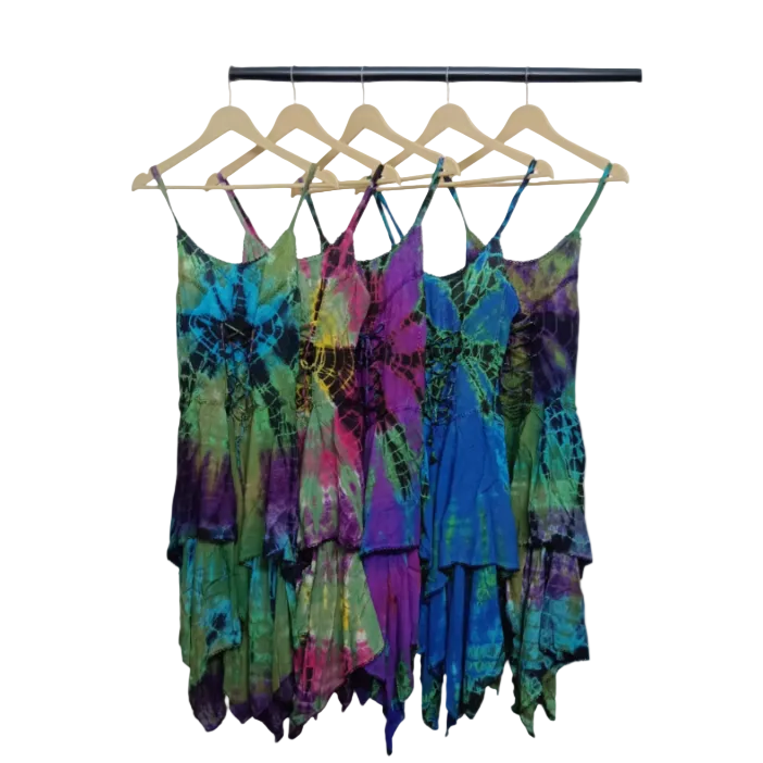 Tie Dye Corset Fairy Dress
