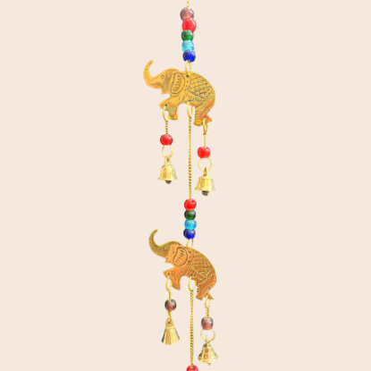 Brass Elephant Windchime