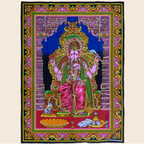 Ganesh Tapestry 30" X 43"