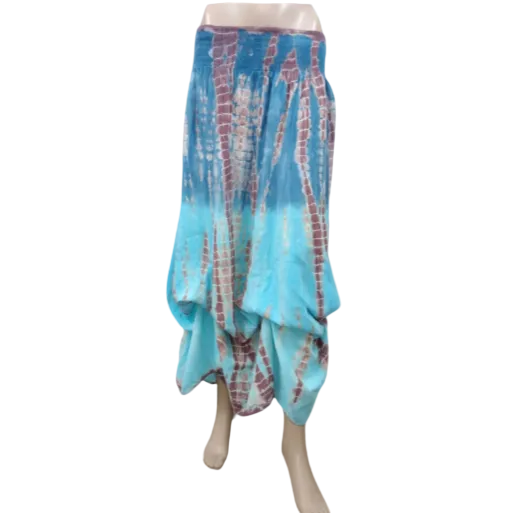 Adjustable Length Tie Dye Skirt