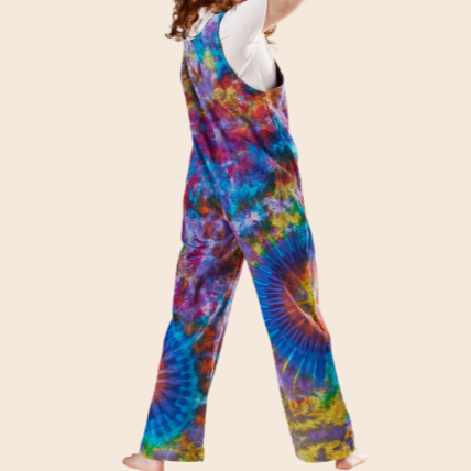 Tie Dye Overalls