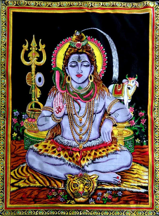 Shiva Tapestry 30" X 43"