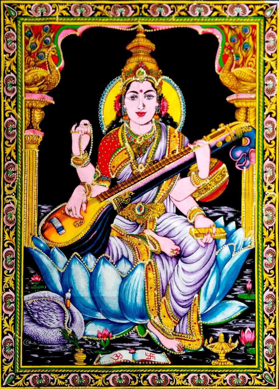 Saraswati Tapestry 30" X 43"