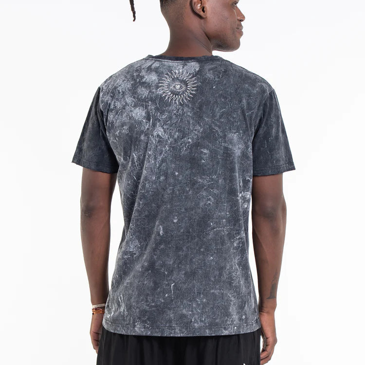 Stonewash Sun and Moon T-Shirt
