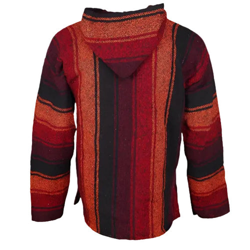 Baja Orange and Red Stripes