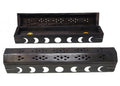 Black Moon Phase Coffin Incense Burner