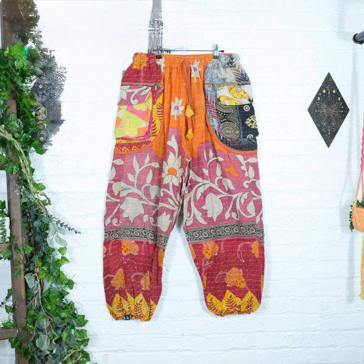 Kantha Baggy Unisex Boho Pants