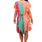 Wildflower Patchwork Short Summer Dress