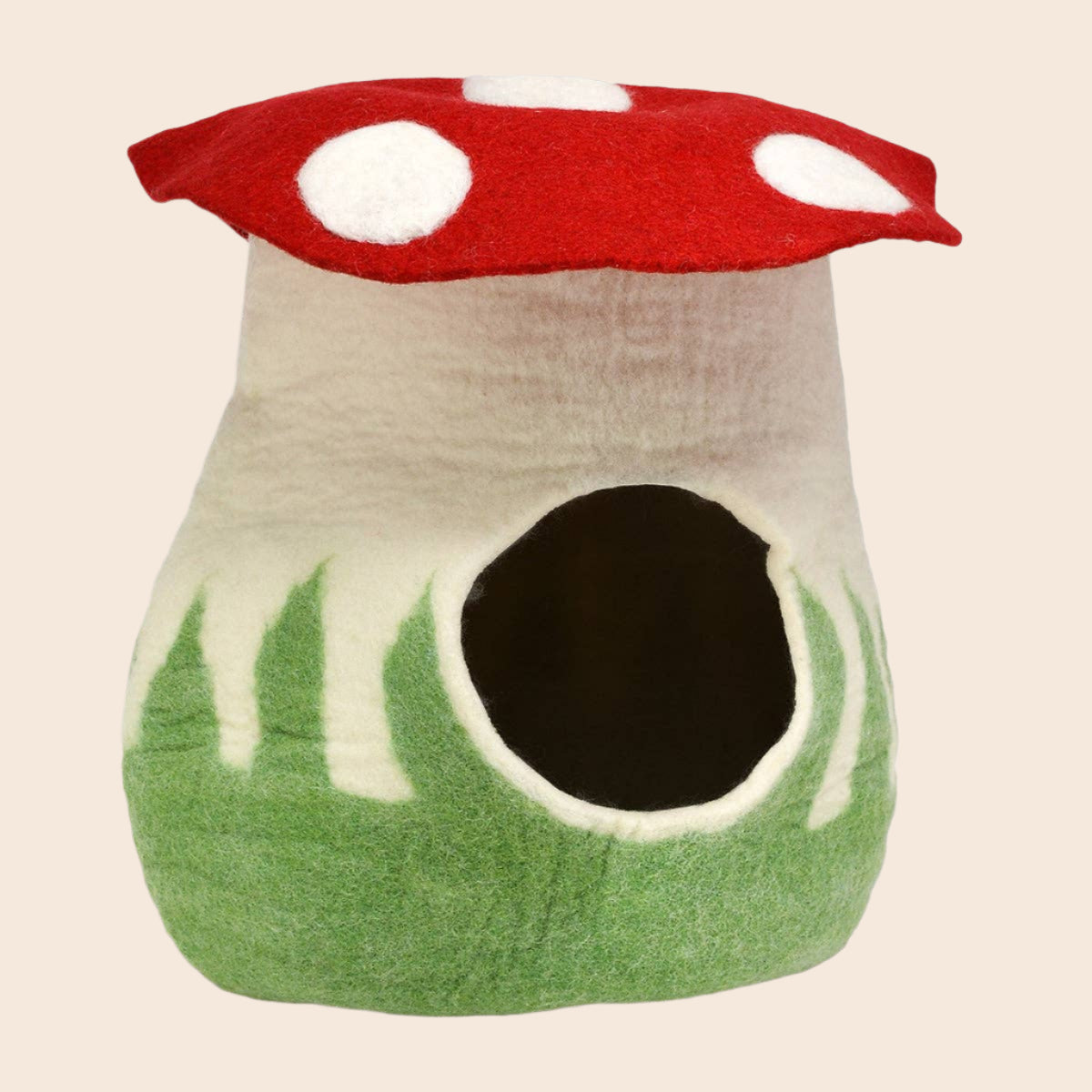 Red Mushroom Cat House