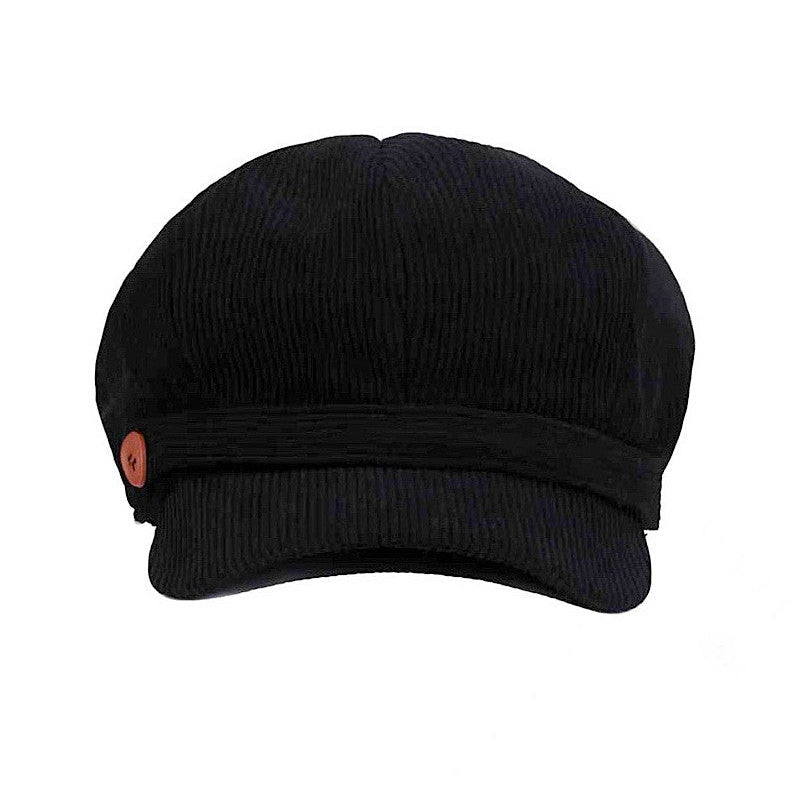 Corduroy Cabbie Hat