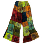Plus Size Patchwork Wide Leg Palazzo Pant