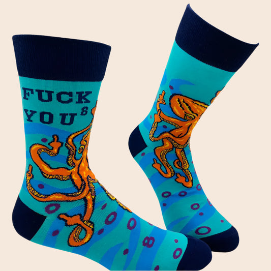 Fuck You Octopus Men's Socks