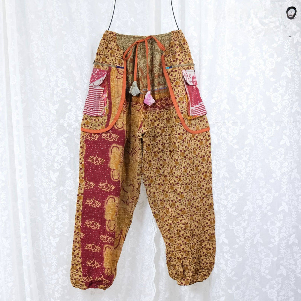 Kantha Baggy Unisex Boho Pants