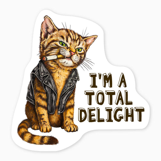 Delight - 3" Art Sticker