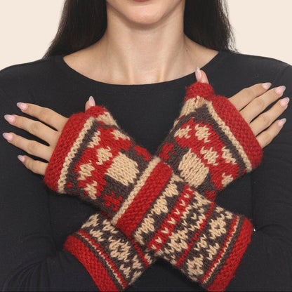 Mushroom Knit Armwarmer