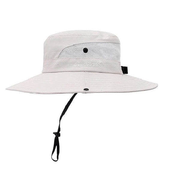 Outdoor UV Protection Packable Ponytail Hat
