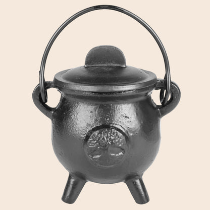 Cast Iron Cauldron Small Tree Of Life