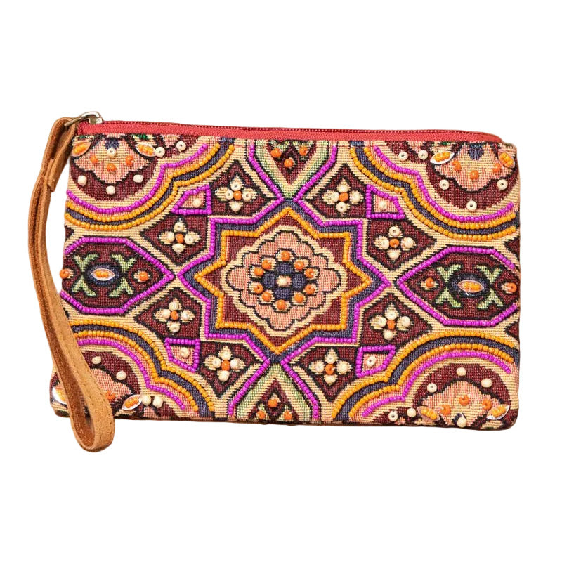 Handmade Lucy Beaded Clutch