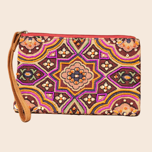 Handmade Lucy Beaded Clutch