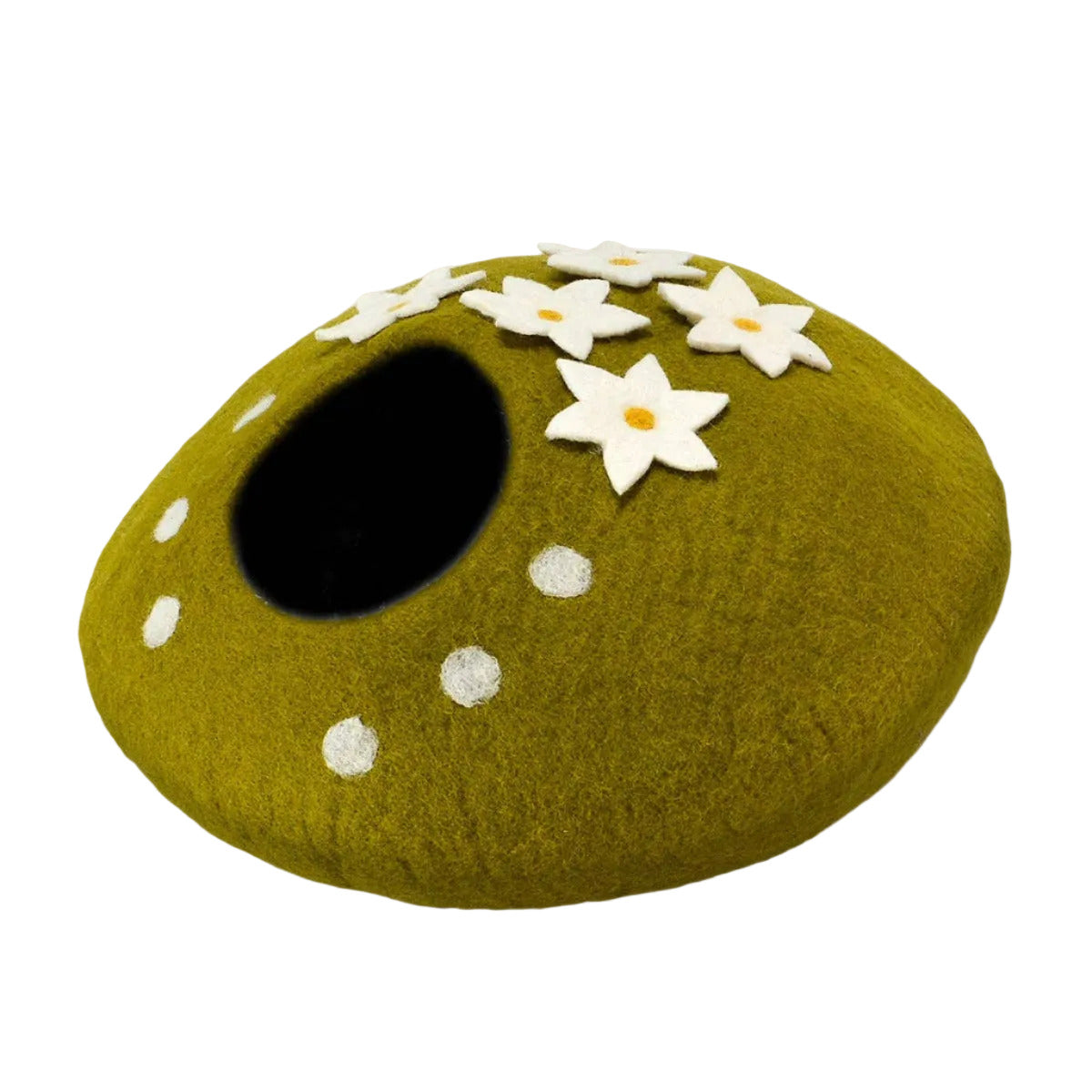 Felted Stars Patch Design Cat House