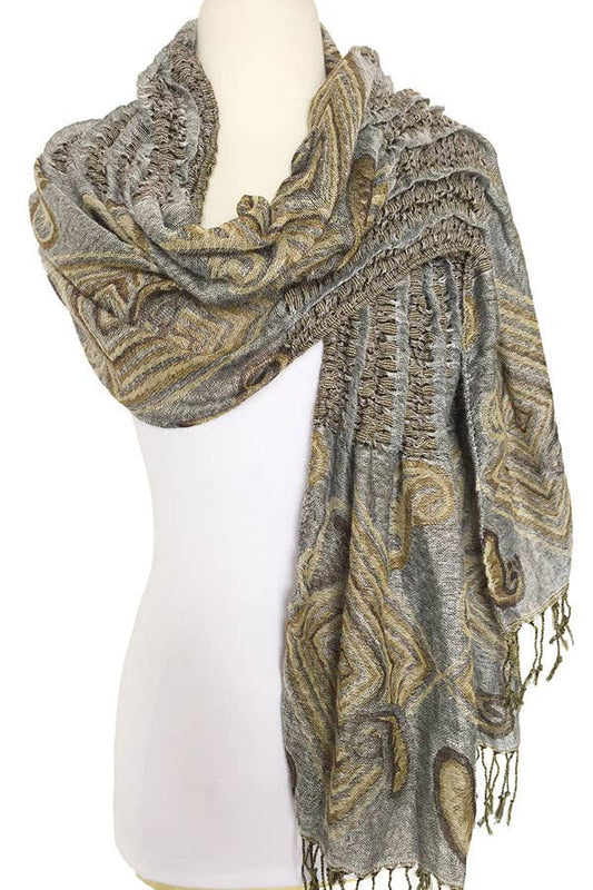 Pashmina Ruffle Shawl