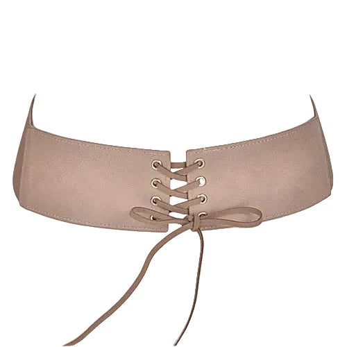 Corset Belt With Ribbon Detail