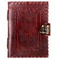 Hamsa Leather Journal